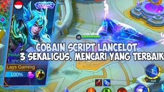 COBAIN SEMUA SCRIPT LANCELOT ZODIAC PISCES KEREN PARAH ANTI BAN ANTI LAG FULL EFFECT - MOBILE LEGEND