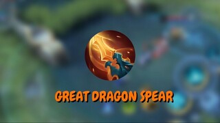 5 ITEM YANG COCOK UNTUK DICOMBO DENGAN ITEM GREAT DRAGON SPEAR !!!