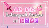 ✨ Pink Daze PVP Texturepack Review for MCPE | THE GIRL MINER ⛏️