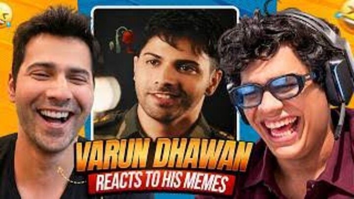 VARUN DHAWAN REACTS TO HIS OWN MEMES