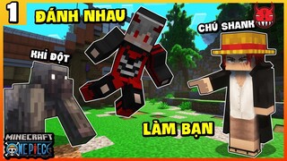 Minecraft One Piece Tập 1: Tôi đánh nhau với khỉ đột và kết bạn với chú Shank