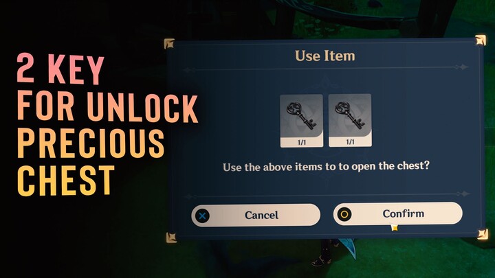 Location of 2 keys for unlock precoious chest!