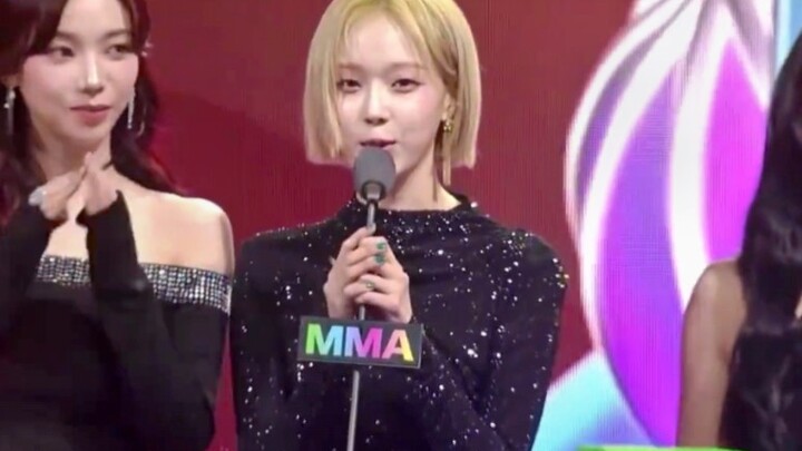 ขอแสดงความยินดีกับ aespa ที่ได้รับรางวัลกลุ่มศิลปินหญิงยอดเยี่ยมจาก MMA 2024!