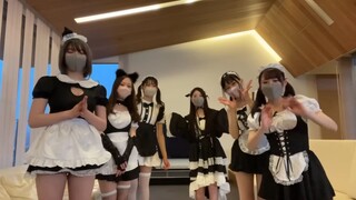 STRIP Rock Scissors Paper in Maid Outfits　女仆装STRIP石头剪刀布