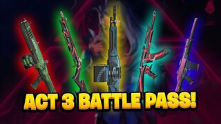 *NEW* Valorant Episode 4 Act 3 Battle Pass - All Act 3 Battle Pass Skins