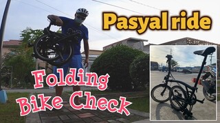 Brompton S6L Bike Check Pasyal Ride | Brangay Loop