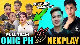 NEXPLAY ESPORTS vs. ONIC PH in Rank! Flick Onic New Core Ling Gameplay | Mobile Legends