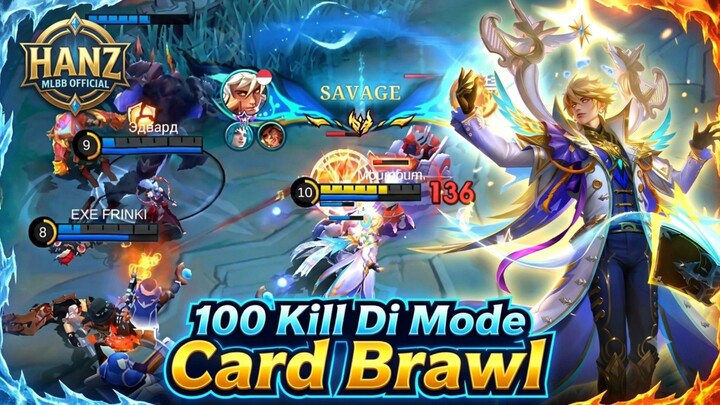 SERU BANGET MODE CARD BRAWL, HERO BISA JADI TITAN😆