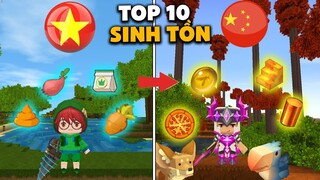 Mini World: Top 10 cập nhật sinh tồn của Trung Quốc khác gì sinh tồn Việt Nam