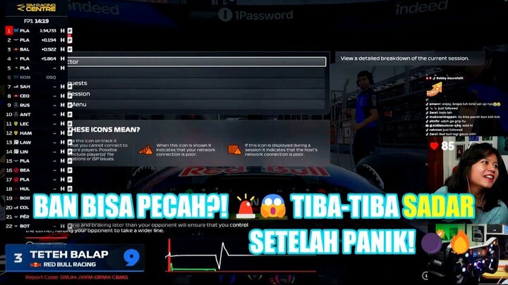 Sadar lupa dibilang ban bisa pecah saat balapan