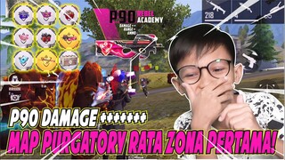 RATAIN 1 MAP PURGATORY DI ZONA PERTAMA! P90 OVERPOWER BANGET GILA - GARENA FREE FIRE INDONESIA