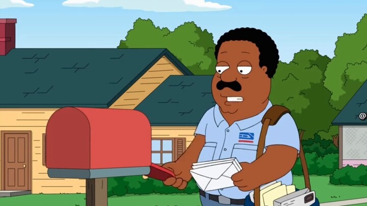 Brian and Stewie were thrown into the trash can and the flies were happy
