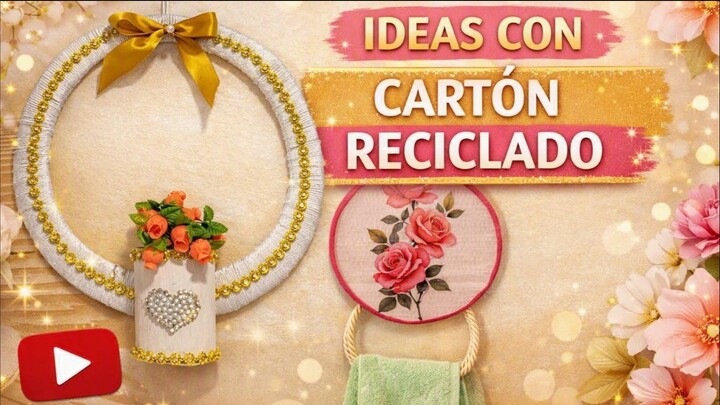 Ideas con cartón reciclado_Diy facil