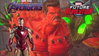 Iron Man vs Hell Hulk with Endgame Suit - Marvel Future Revolution