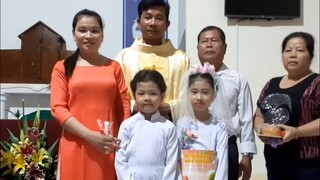 Kỷ Niệm Ngày Con Gái Được Rước Lễ Vỡ Lòng| TKQ & Family