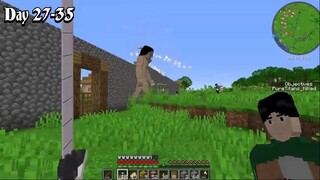 sinh tồn Attack on Titan trong Minecraft Siêu khó 28 #minecraft_vn #minecraft