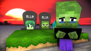 Monster School :Bad Baby Zombie Boy |Lost Family- Sad Story - Minecraft Animation