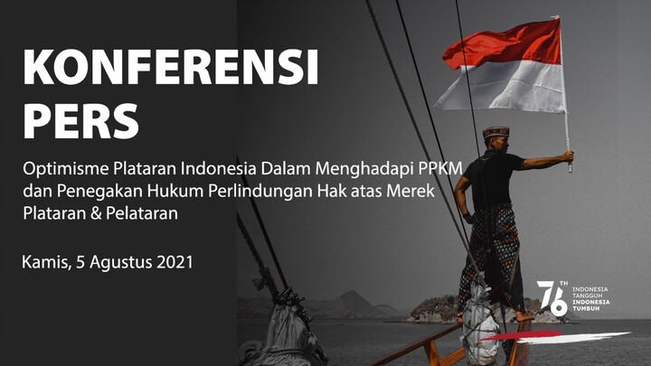 Konferensi Pers "Menghadapi PPKM & Penegakan Hukum Perlindungan Hak atas Merek Plataran & Pelataran"
