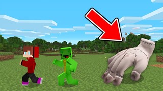 Mikey & JJ vs Thing | Wednesday in Minecraft Maizen JJ & Mikey Nico Cash Smirky Cloudy