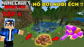 Tập 4 | SINH TỒN SIÊU KHÓ MINECRAFT PE 1.19 | Đi Đến Khu Rừng Mới Bắt Ếch Về Nuôi..!!