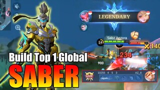 BUILD TOP GLOBAL SABER YANG BIKIN MUSUH CAPEK !!