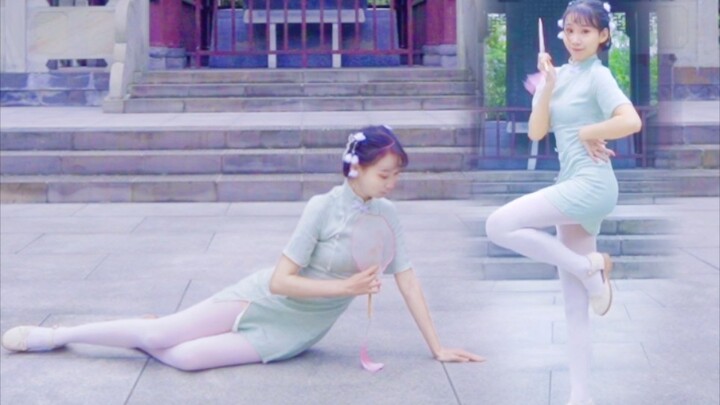 The second-to-last dance of autumn, in a white silk cheongsam version!