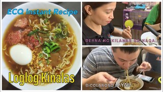 Loglog 'KINALAS' from instant noodles Bicol ECQ RECIPE