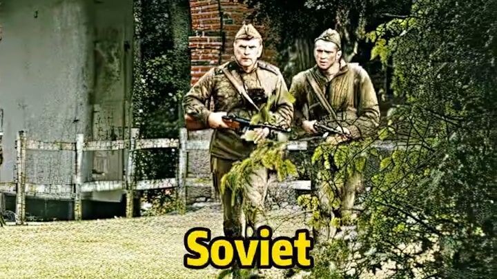 Soviet soldiers, however, fought for the Germans……