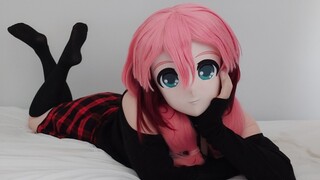 [kigurumi] Topeng kepala dan shell lady sister house dance, koleksi penyamaran topeng kigurumi (vide