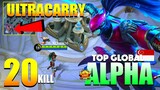Never Bully Alpha! Insane Crazy Lifesteal | Top Global Alpha Gameplay By CG_KOH0916 ~ MLBB