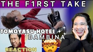 LITERALLY INSANE!! FIRST TIME HEARING TOMOYASU HOTEI BAMBINA | THE FIRST TAKE REACTION