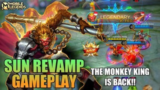 New Revamped Sun , Sun Revamp Gameplay - Mobile Legends Bang Bang