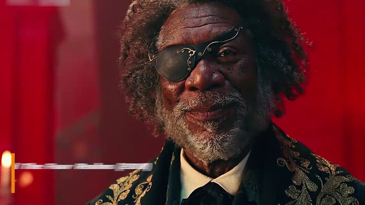 In one minute, you can see the changes in the appearance of Morgan Freeman, the man with the "Voice 