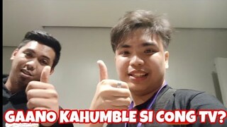 NIYAKAP KO SI CONG TV (Gaano nga ba siya ka humble?) | ARKEYEL CHANNEL