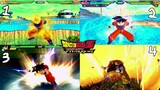 Goku's Super Saiyan Transformation in Dragon Ball Z Budokai Tenkaichi 1,2,3 and 4