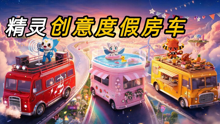 Bạn thích chiếc xe dã ngoại của Pokémon nào nhất nhỉ