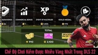 Hướng Dẫn Chơi Chế Độ  Kiếm Nhiều Vàng Nhất Trong Dream League Soccer 2022 | DLS 22