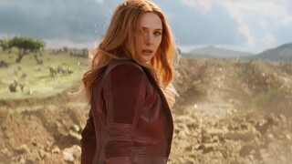 "Scarlet Witch's High Energy Moment" annihilates the Illuminati and tears Thanos apart with bare han