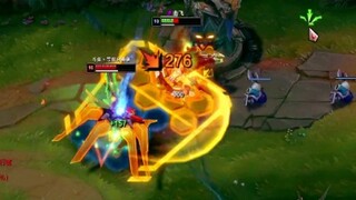 1W deals 1209 physical damage plus 41% of maximum health as physical damage—essential for Korean-sty