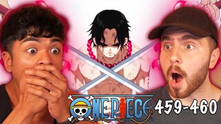 ACE'S FATHER REVEAL BLEW OUR MINDS!!! - One Piece Episode 459 & 460 REACTION + REVIEW!