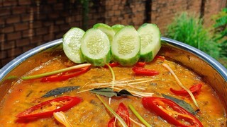 mắm chưn nấm bào ngư.món chay.