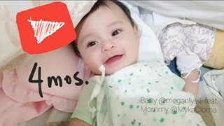 Cute Baby Girl Sings with Mommy Myka (4 mos )