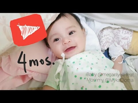 Cute Baby Girl Sings with Mommy Myka (4 mos )