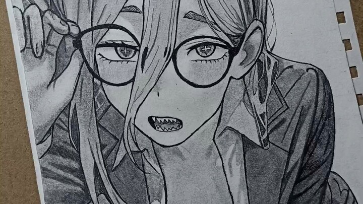 how to draw Power(Chainsaw Man)