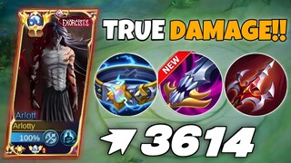 NEW ARLOTT FULL TRUE DAMAGE BUILD IS HERE!! 100% AUTO DELETE! | GLOBAL ARLOTT MLBB