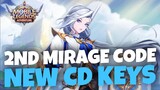 2nd MIRAGE CODE + NEW CD Keys | Mobile Legends Adventure September 2021