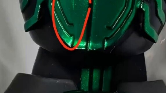 Bandai's top-level mold precision combined with the worst quality inspection