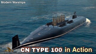 Modern Warships: CN TYPE 100 in Action.  online battle gameplay.