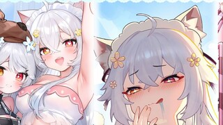 Can you bear two of them together...? Be careful or I'll pinch you! ❤