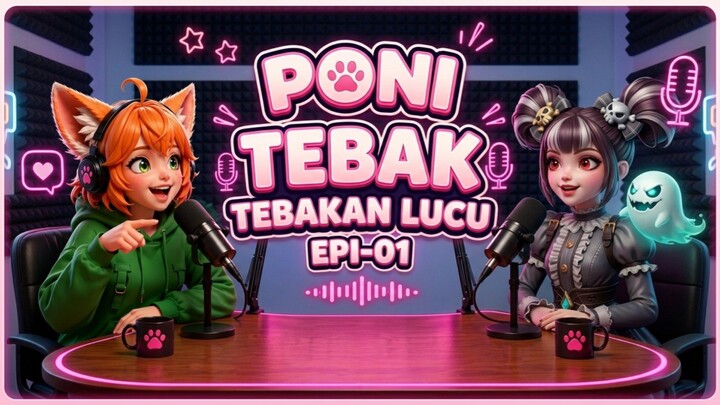 TEBAK-TEBAKAN LUCU BIKIN EMOSI! 🤣 NANA NYERAH SAMA JAWABANNYA! | PONI EPI-01